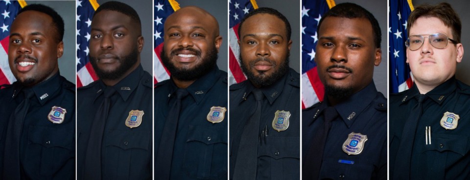 <strong>The six officers facing decertification for their role in the death of Tyre Nichols are Tadarrius Bean, Emmitt Martin III, Desmond Mills Jr., Demetrius Haley, Justin Smith and Preston Hemphill. </strong>(Photos courtesy MPD)