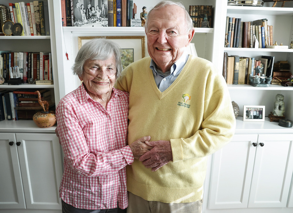 <strong>Ann and Walker Uhlhorn in their home on Thursday, January 19, 2023, have been married for 64 years.</strong> (Mark Weber/The Daily Memphian)