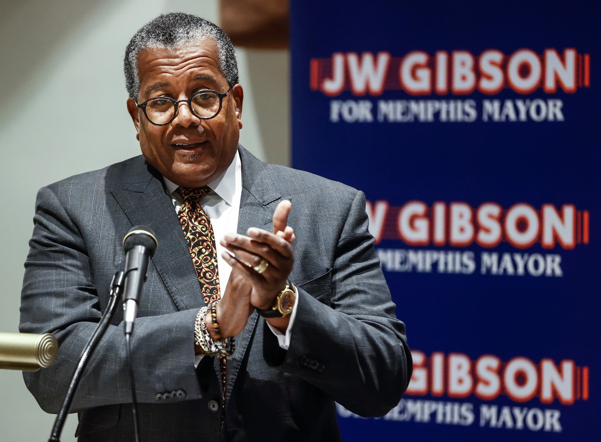 In mayoral bid, J.W. Gibson aims to strike balance between crime and