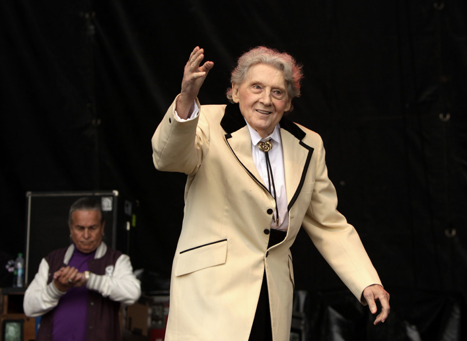 <strong>Jerry Lee Lewis performs at the Beale Street Music Festival on May 4, 2013.</strong> (The Daily Memphian file)