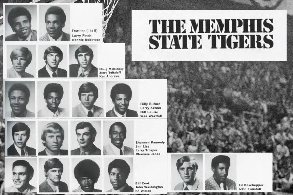 <strong>Fifty years ago on March 15, 1973, the 1972-73 Memphis State basketball team&nbsp;<span lang="en">played South Carolina in its first game of the 1973 NCAA Tournament. Two days later the Tigers defeated Kansas State to reach the Final Four for the first time in program history. </span></strong><span lang="en">(The University of Memphis athletics/Daily Memphian)</span>