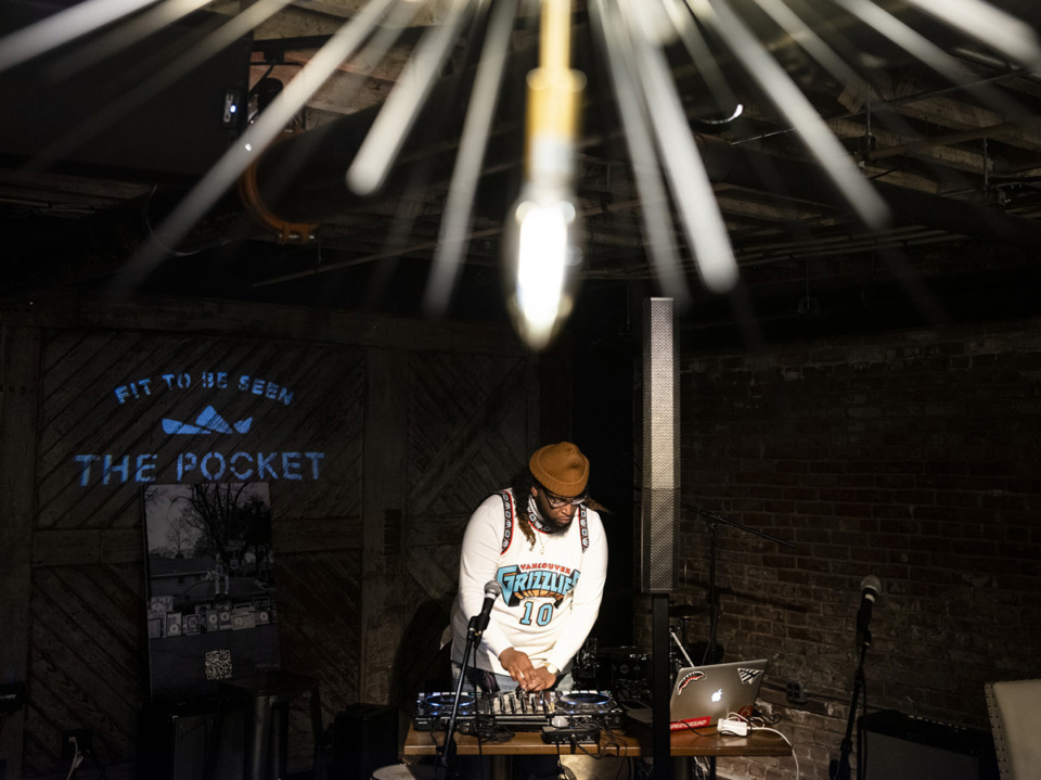 <strong>DJ EA, Evan Anthony, performs during NLE Choppa&rsquo;s DJ appreciation event at The Pocket spotlighting up-and-coming and established Memphis DJs.</strong> (Brad Vest/Special to The Daily Memphian)