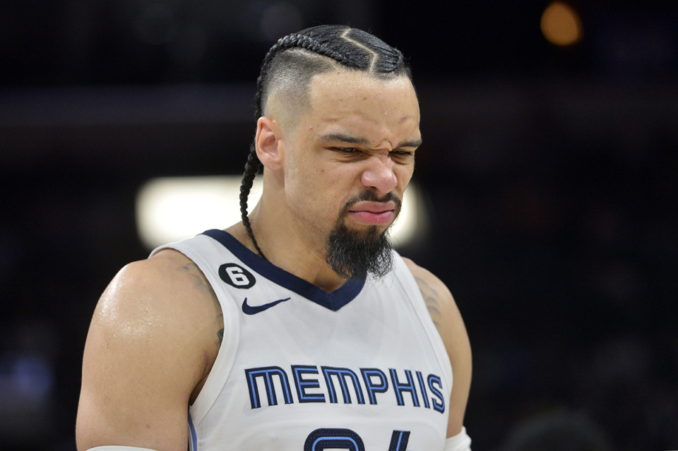<strong>Memphis Grizzlies forward Dillon Brooks was suspended one game by the NBA for receiving his 18th technical foul of the season.&nbsp;Brooks has already been suspended two times this season.&nbsp;</strong>(Brandon Dill/AP Photo)