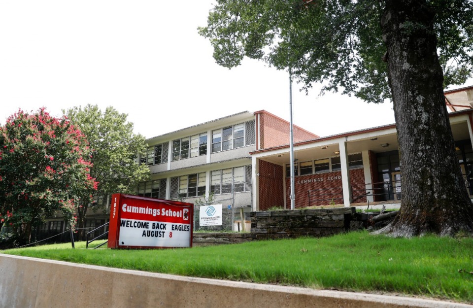 <strong>Cummings K-8 Optional School suffered a partial ceiling collapse last year. Memphis-Shelby County Schools has a tentative contract for repairs.</strong>&nbsp;(Mark Weber/The Daily Memphian file)
