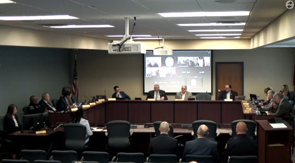 <strong>The Tennessee Peace Officer Standards &amp; Training Commission meeting was livestreamed from Nashville, Friday, March 24, 2023.</strong> (Screenshot)