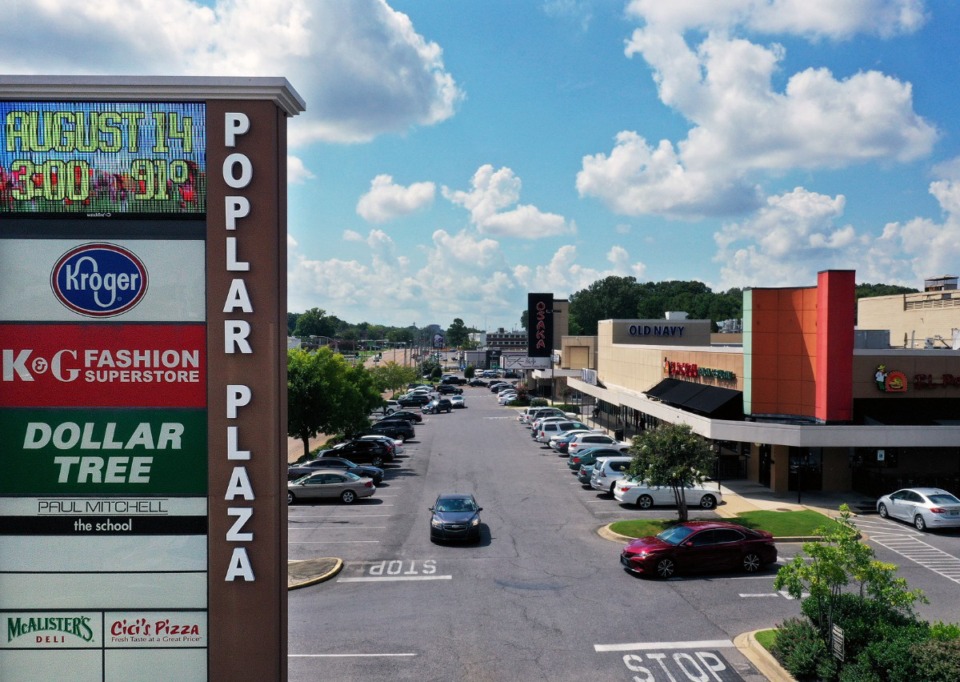 <strong>An email chain indicates representatives of Poplar Plaza have been in communication with the Shelby County clerk about an office space in the shopping center since at least September 2022.</strong> (Patrick Lantrip/The Daily Memphian)