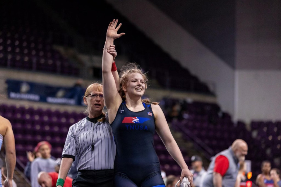 <strong>Bartlett wrestler Maggie Graham. Graham capped her remarkable high school career by making Shelby-Metro wrestling history at the Division 1 state tournament last month.&nbsp;</strong> (Courtesy Amanda Graham)