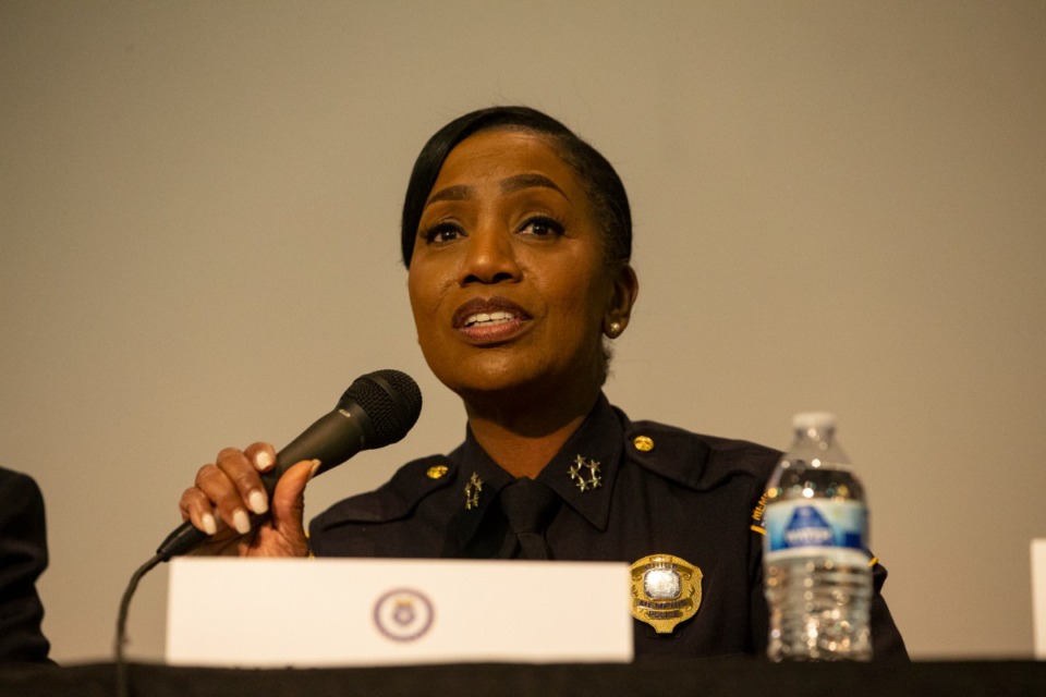 <strong>&ldquo;This year has been a very challenging year for the Memphis Police Department,&rdquo; Chief Cerelyn &ldquo;C.J.&rdquo; Davis said Thursday, March 30, 2023.</strong> (Ziggy Mack/Special to The Daily Memphian)