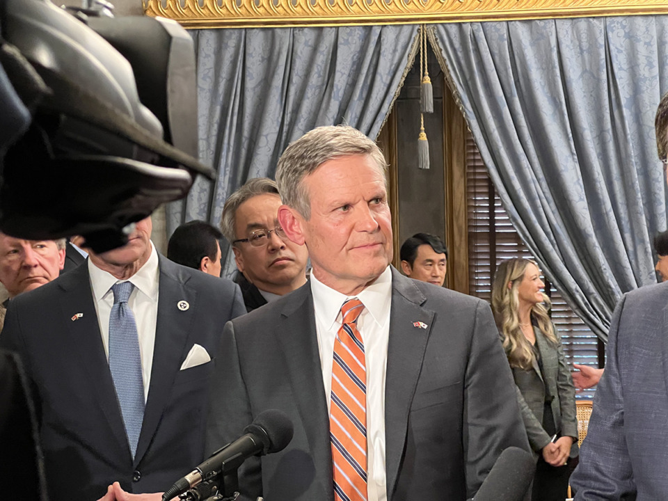 <strong>&ldquo;Today is the next step in the steps that we have taken but it is not the last step,&rdquo; Gov. Bill Lee said in a Monday, April 3, press conference.&nbsp;&ldquo;There is much to do even after today and together we will continue to take those steps.&rdquo;&nbsp;</strong>(Ian Round/The Daily Memphian file)