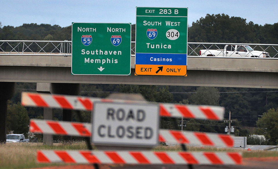 <strong>Mississippi lawmakers allocated $25 million for the long-awaited Interstate 55 widening project in Southaven. The amount is $100 million less than expected.</strong> (Jim Weber/The Daily Memphian file)