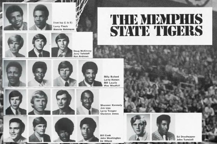 <strong data-stringify-type="bold">March Madness, as it is known now, wasn&rsquo;t really a thing yet when the Memphis State basketball team made it to the championship.&nbsp;</strong>(The Daily Memphian)