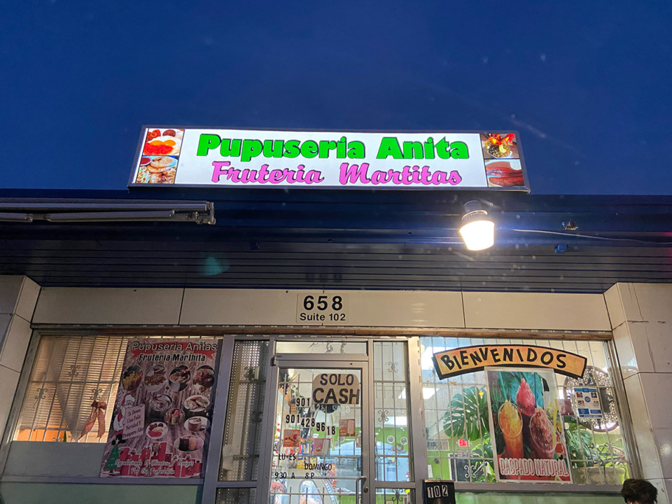 <strong>Pupuseria Anita is located 658 Stratford Road, off Summer Avenue.</strong> (Joshua Carlucci/Special to The Daily Memphian)