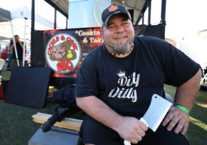 <strong>Despite a wreck on the way from Texas that totaled his rig, Aaron Vogel and his Cackle &amp; Oink team were back at Memphis in May when the barbecue community rallied.</strong> (Patrick Lantrip/Daily Memphian)