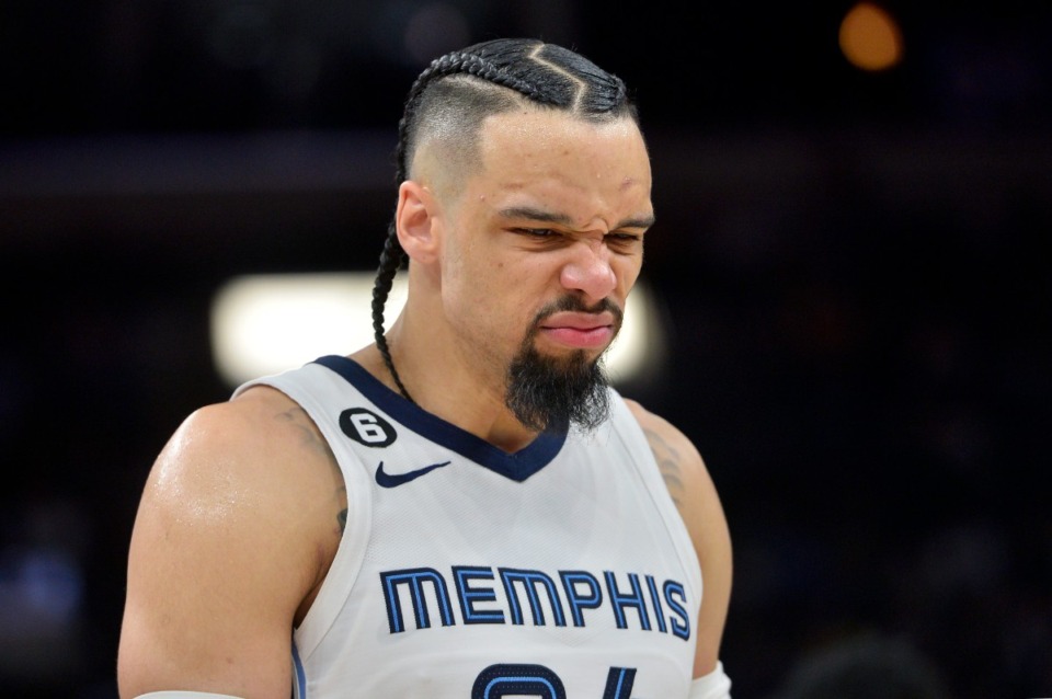 <strong>Memphis Grizzlies forward Dillon Brooks (24) was ejected from Game 3.</strong> (Brandon Dill/AP file)