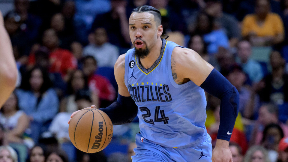 <strong>Memphis Grizzlies forward Dillon Brooks talked to the media at Sunday&rsquo;s practice regarding what happened during Game 3 in Los Angeles Saturday night.</strong> (Matthew Hinton/AP Photo file)