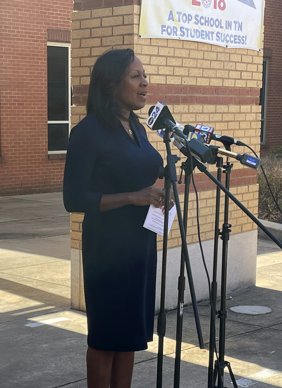 <strong>Michelle McKissack is calling for a new way for the board to gather input from the community around its search for a new superintendent.</strong> (Aarron Fleming/The Daily Memphian)