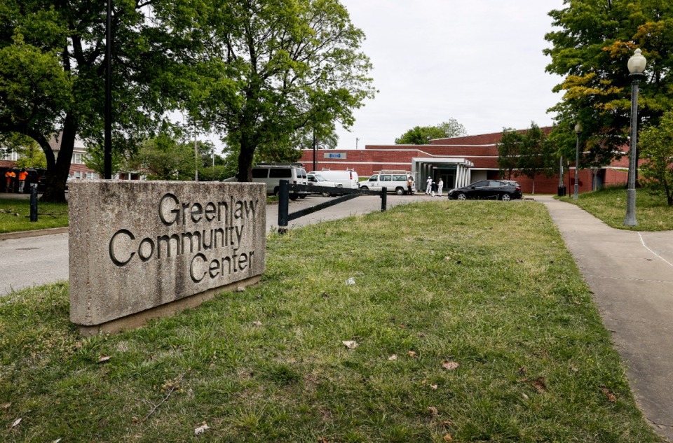 <strong>Greenlaw Community Center on Tuesday, April 25, 2023.&nbsp;MPD plans to transport youth breaking curfew in Downtown Memphis to the center and hold them there.&nbsp;</strong>(Mark Weber/The Daily Memphian)