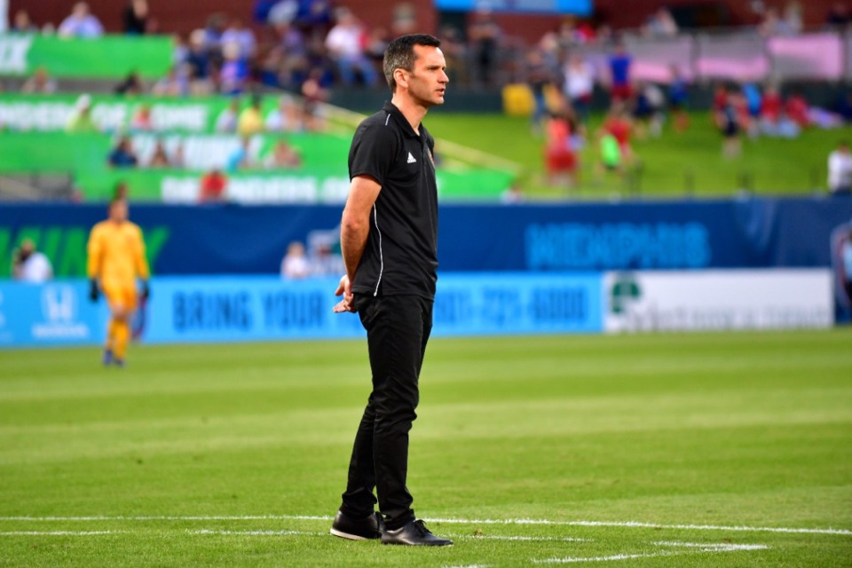 <strong>Coach Stephen Glass&rsquo;s Memphis 901 squad defeated Atlanta United, 2-1, in a third-round Lamar Hunt U.S. Open Cup match at Fifth Third Bank Stadium.</strong> (The Daily Memphian files)
