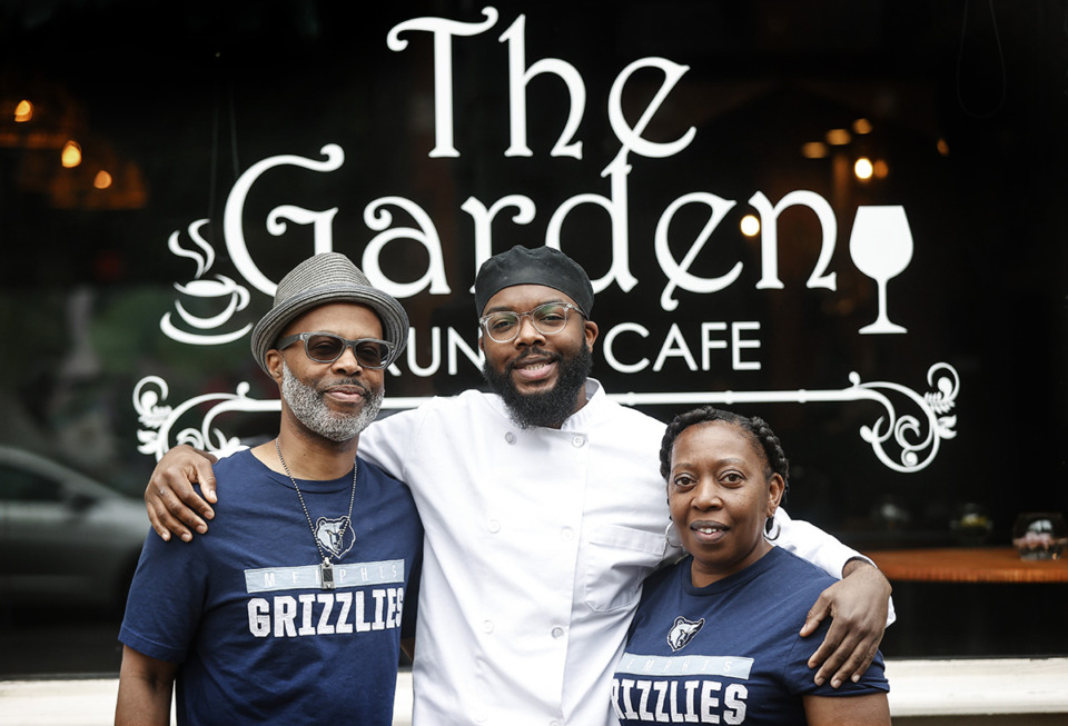 <strong>Karl and Jennifer Carpenter, along with their son Jordan (middle), are bringing their Nashville-based Garden Brunch Caf&eacute; to 492 S. Main St.</strong> (Mark Weber/The Daily Memphian)
