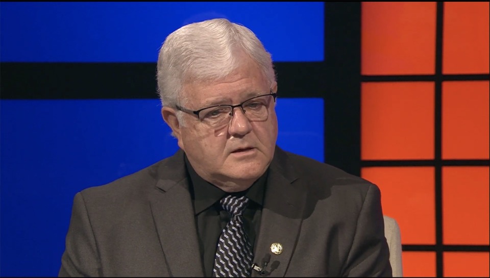 <strong>Bartlett Mayor David Parsons discusses the growing housing market in the suburb on the WKNO-TV program &ldquo;Behind The Headlines.&rdquo;</strong> ("Behind the Headlines" screenshot)