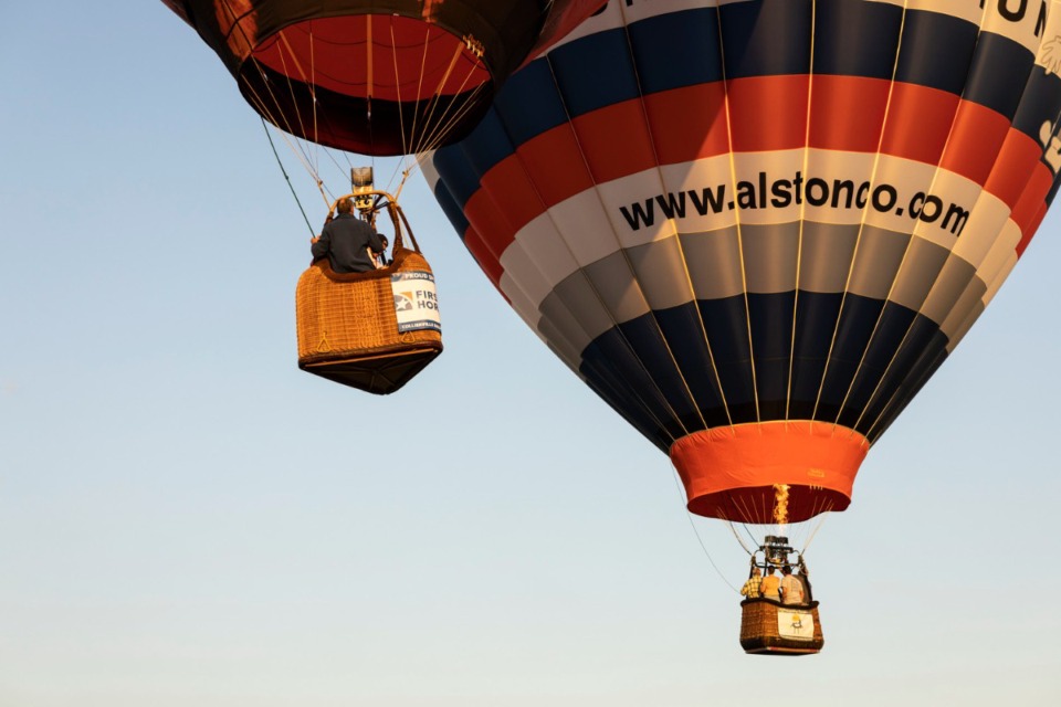 <strong>Scenes from the dawn ascension of participating hot air balloons at the Collierville Balloon Festival on Sept. 17, 2022. The festival is on Maynard Way in Collierville.</strong> (Brad Vest/Specual to The Daily Memphian file)