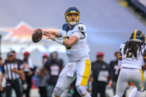 <strong>Memphis Showboats quarterback Cole Kelley rolls out during the Showboats game against Houston, Saturday, April 29, at Simmons Bank Liberty Stadium.</strong> (Wes Hale/Special to The Daily Memphian)