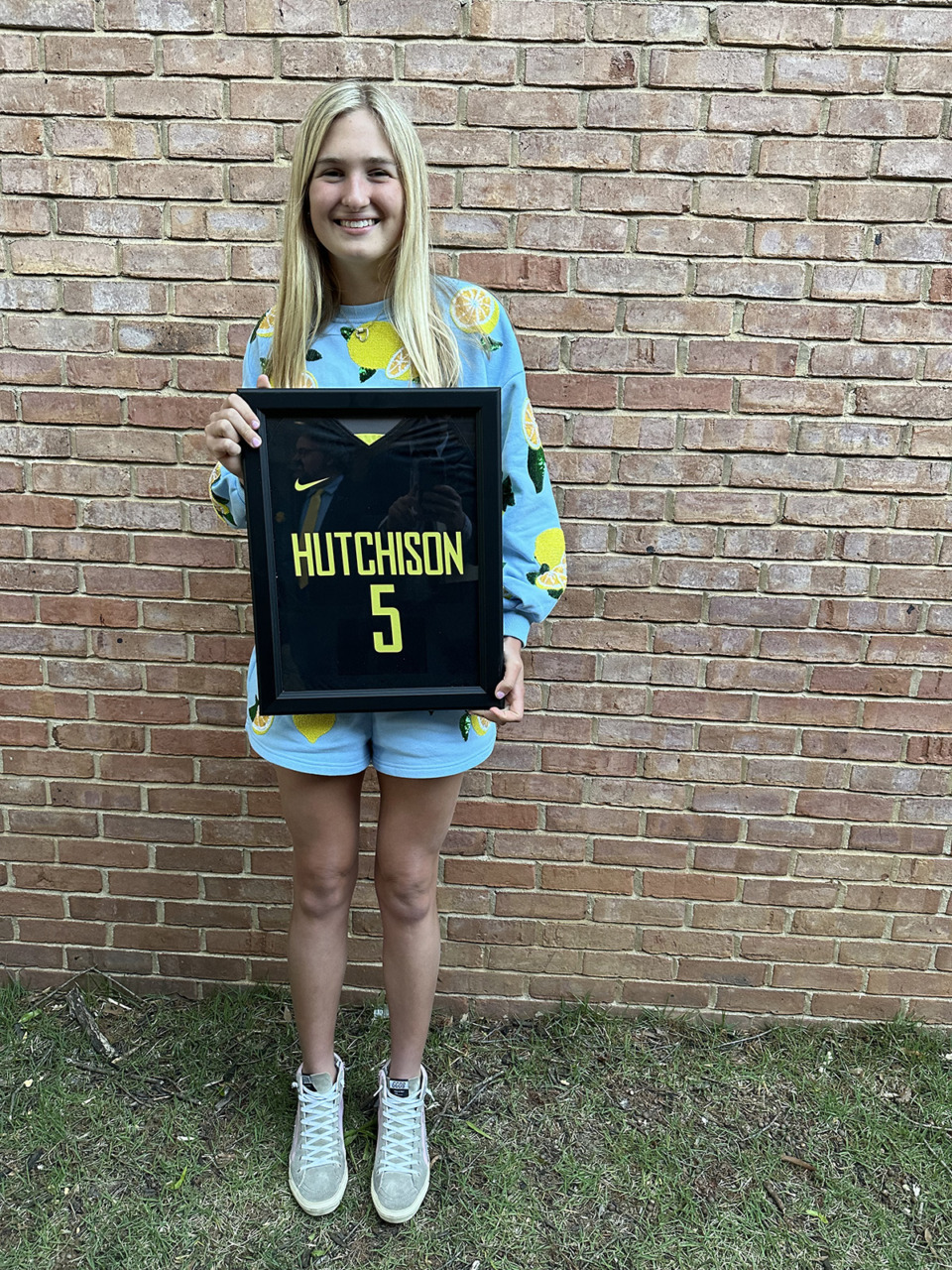 <strong>Hutchison is retiring Eliza Fletcher&rsquo;s number across all sports, except for one rising senior. Meriel Rowland, 17, is the first recipient of the Eliza Wellford Fletcher No. 5 Award.</strong> (Geoff Calkins/The Daily Memphian)