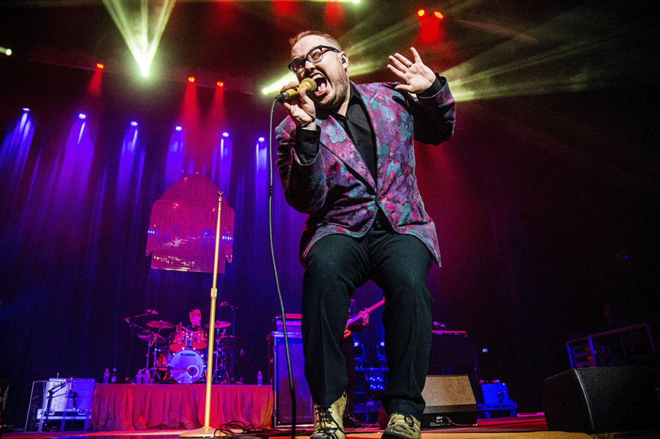 <strong>Paul Janeway of St. Paul and The Broken Bones performs at The Orpheum Theater April 27, 2017, in New Orleans.</strong> (Amy Harris/Invision/AP file)