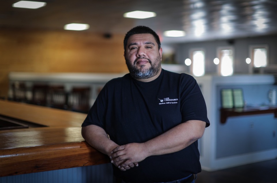 <strong>Jose Alberto Moreno (pictured) and his sister Elvira Moreno opened Los Jimadores Mexican Grill &amp; Cantina in Bartlett.</strong> (Patrick Lantrip/The Daily Memphian)
