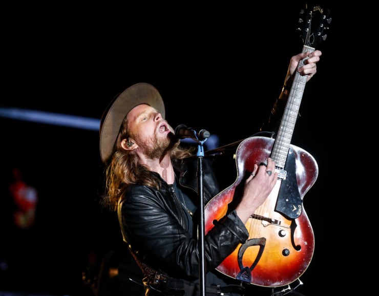 <strong>The Lumineers singer Wesley Schultz performs Friday, May 5, at Tom Lee Park.</strong> (Mark Weber/The Daily Memphian)