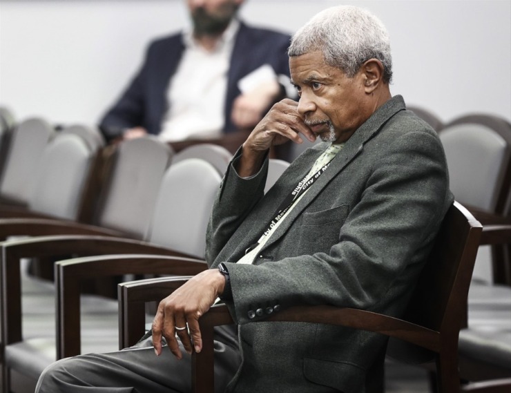 Memphis City Council Attorney Allan Wade attends a council meeting on Tuesday, February 21, 2023. (Mark Weber/The Daily Memphian)