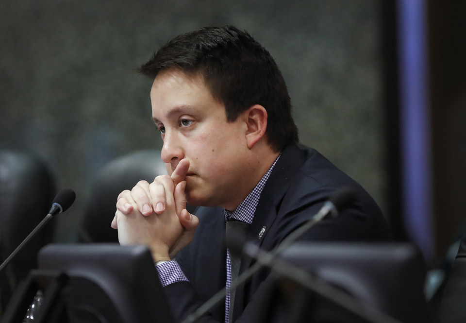 <strong>Budget committee chairman Michael Whaley amended the wheel tax increase resolution to update the qualifications for some vehicle owners to get a refund on at least some of their wheel tax payments.</strong> (Mark Weber/The Daily Memphian file)