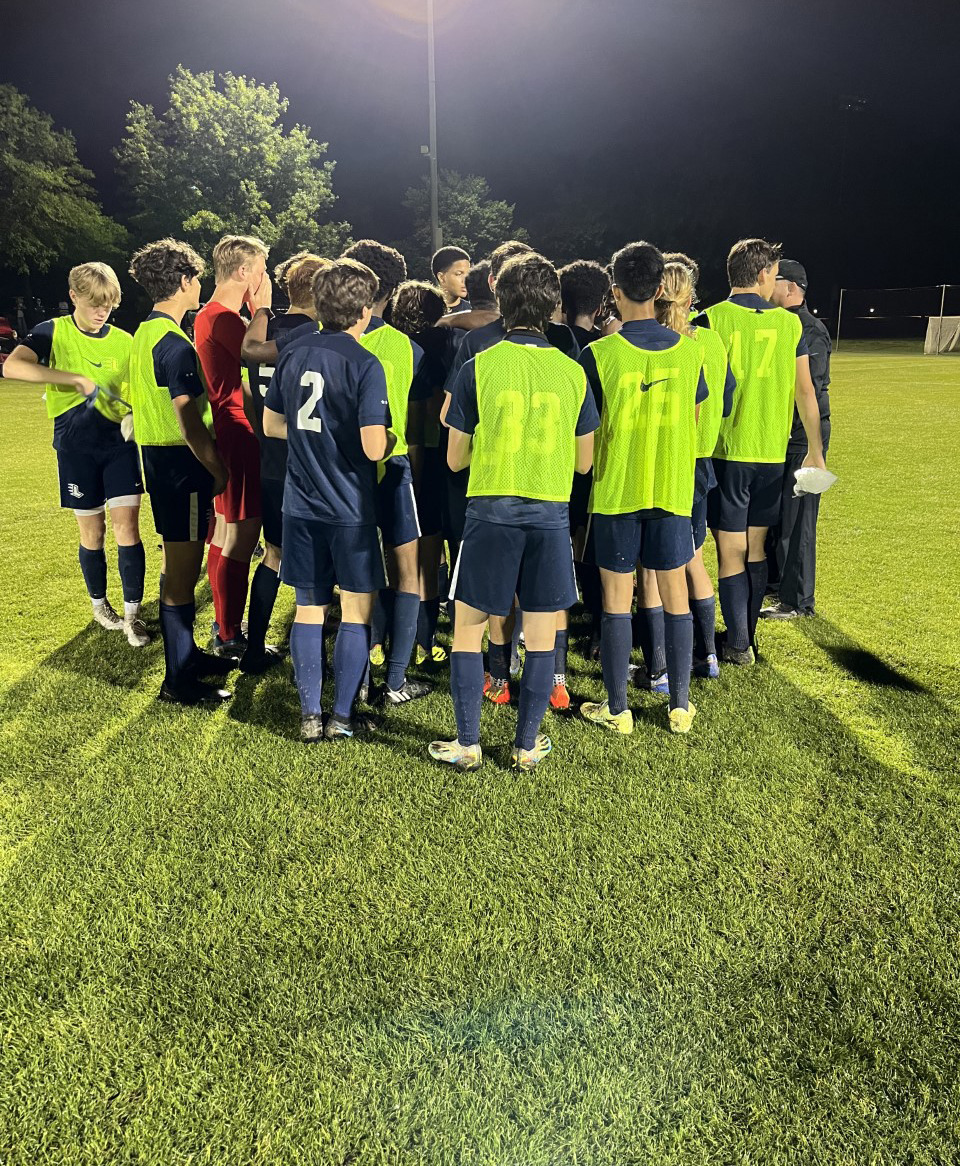 <strong>The Lausanne boys soccer team defeated St. George&rsquo;s, 2-0, Thursday, May 11, 2023, at St. George&rsquo;s in the Division 2-A West Region championship game.</strong> (John Varlas/The Daily Memphian)