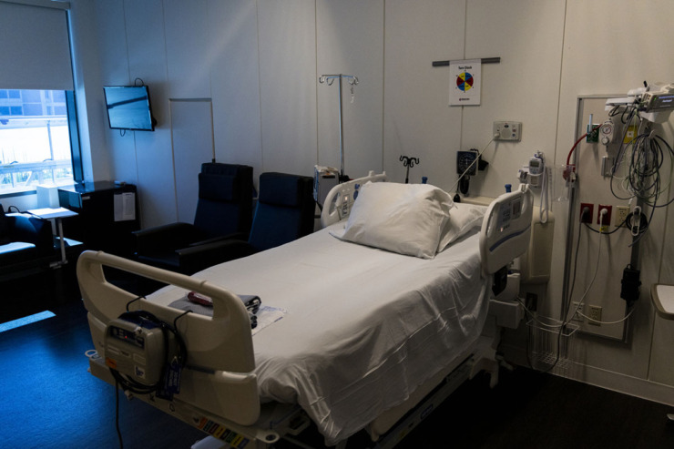 <strong>A patient at Methodist Transplant Institute would use this room to recover.&nbsp;</strong>(Brad Vest/Special to The Daily Memphian)