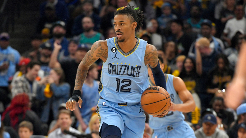 <strong>Memphis Grizzlies guard Ja Morant is suspended from team activities after a new social media video of him with a gun. </strong>(Brandon Dill/AP file)