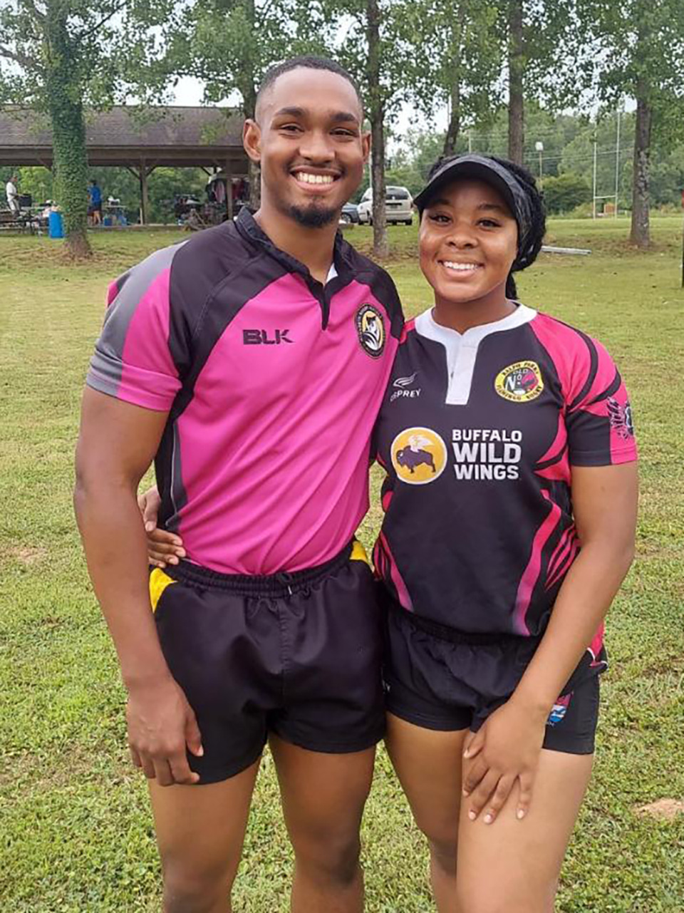 <strong>Jamal and Selena Jones were part of the Memphis Inner City Rugby, playing for Freedom Prep. She works as a security guard at a special needs women&rsquo;s prison in Nashville and he is a police officer in Brentwood.</strong> (Courtesy Selena Jones)