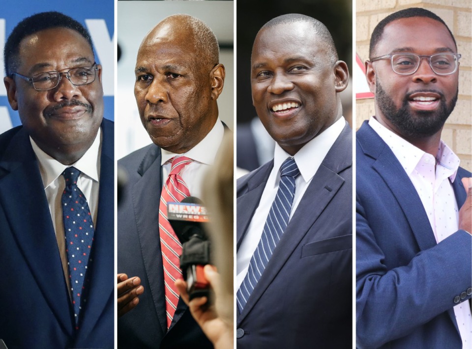 <strong>Leading candidates in the Memphis mayor&rsquo;s race include (from left) Floyd Bonner, Willie Herenton, Van Turner and Paul Young.</strong> (The Daily Memphian)