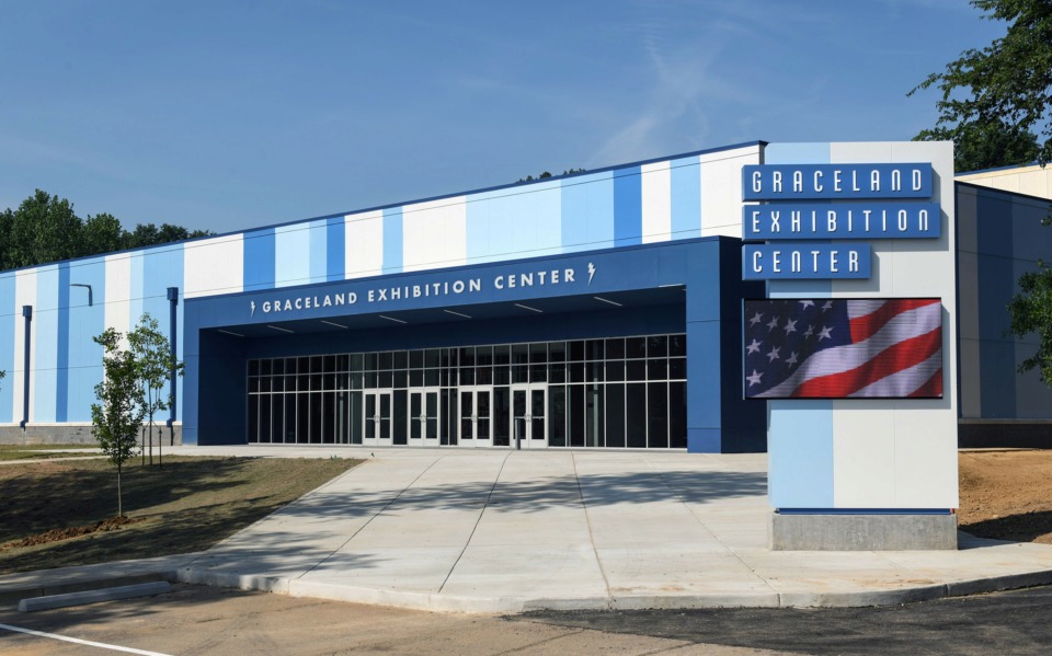 <strong>The new Graceland Exhibition Center opens Saturday, May 25&nbsp;with exhibits on Muhammad Ali, Planet Earth and American motorcycles. </strong>(Courtesy of Elvis Presley Enterprises)