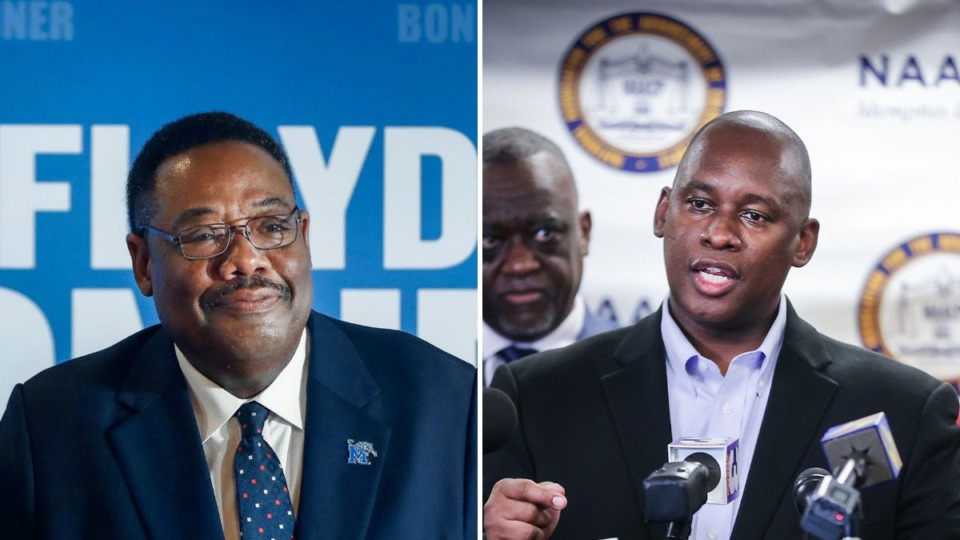 <strong>Shelby County Sheriff Floyd Bonner Jr. (left) and president of the NAACP Memphis Branch Van Turner (right) are the focus of litigation regarding a residency requirement to run for Memphis mayor.</strong> (From left to right: Mark Weber/The Daily Memphian file; Patrick Lantrip/The Daily Memphian file).