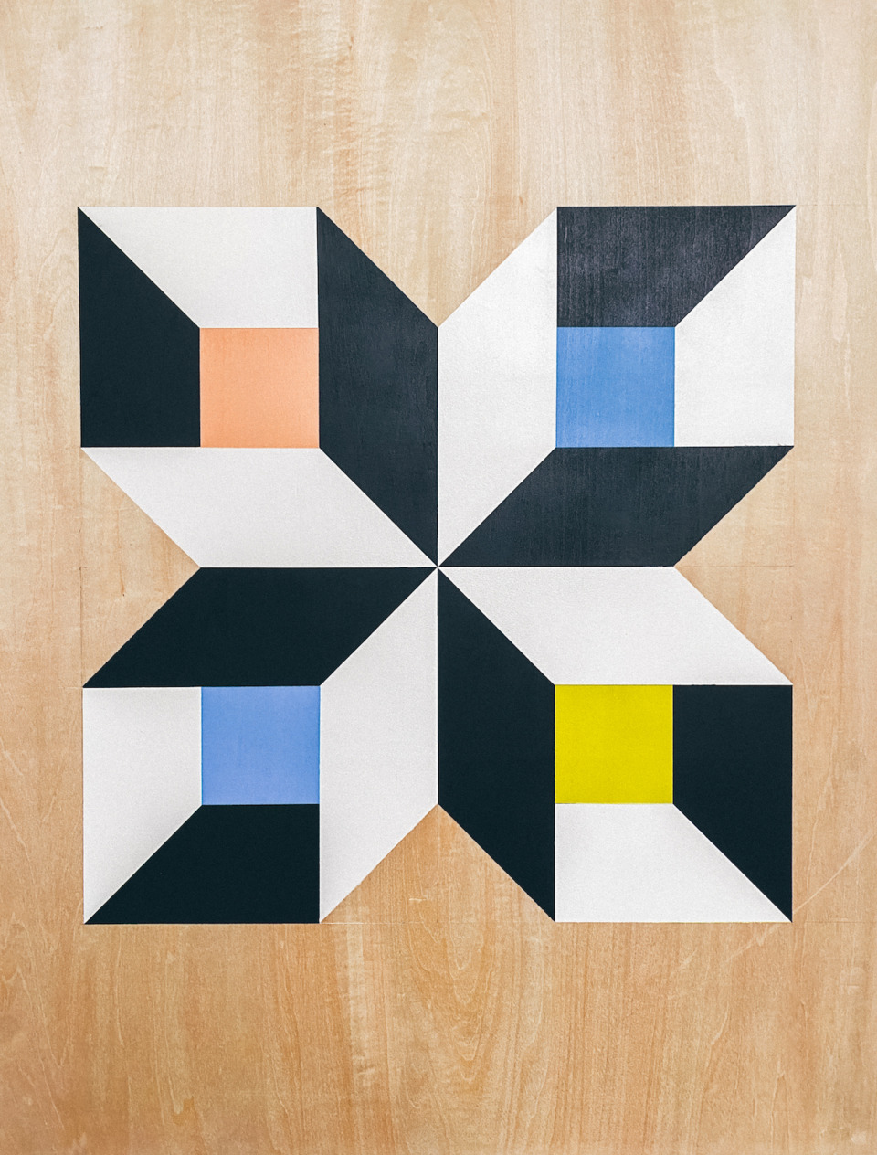 <strong>In Crosstown Arts&rsquo; East Gallery, Khara Woods presents &ldquo;Edgewise: Exploring Pattern and Rhythm with Line,&rdquo; a collection of paintings and sculptures that celebrate the beauty and dynamism of geometry.</strong> (Courtesy Crosstown Arts)