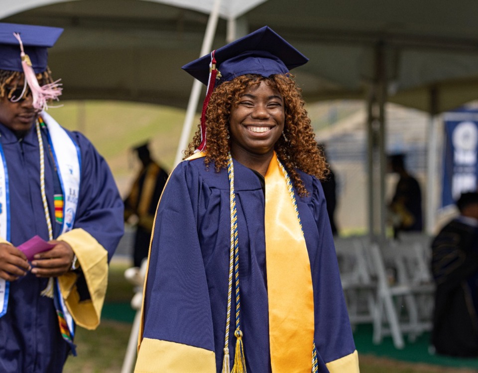 <strong>Stillman College valedictorian Hannah Fields is also part of&nbsp;Harte Honors College and the Sigma Tau Delta English honors society.&nbsp;</strong>(Courtesy David Miller)