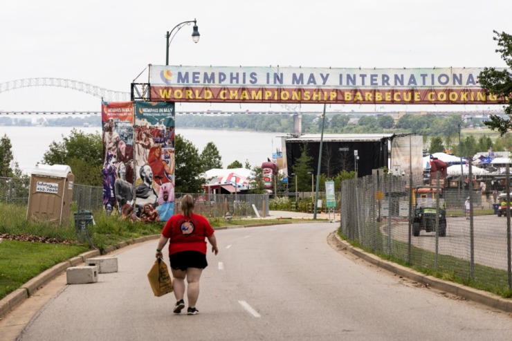 <strong>Once past this threshold, Memphis in May visitors will find themselves in a magical land where all pigs are delicious.</strong> (Brad Vest/Special to The Daily Memphian)
