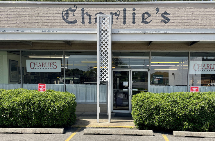 Charlie's Meat Market, at 4790 Summer Ave., has changed its name to Triangle Meat Market. (Jennifer Biggs/The Daily Memphian)