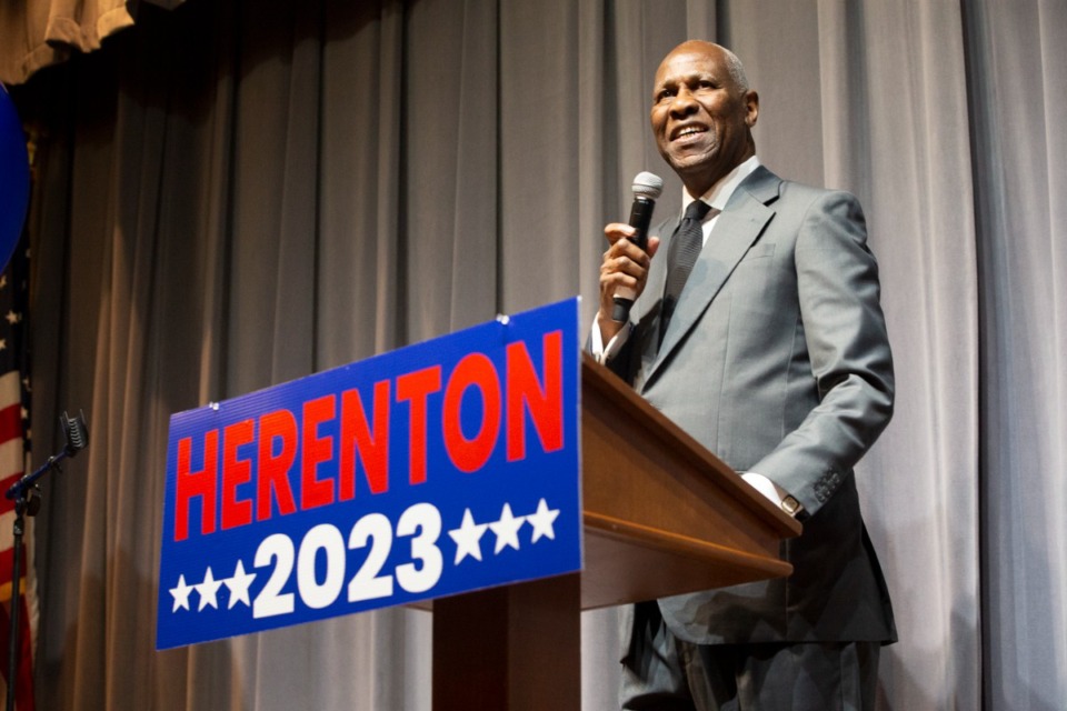 <strong>Mayoral candidate Willie Herenton holds fundraiser at University of Memphis Holiday Inn Select on Thursday, May 25, 2023. </strong>(Ziggy Mack/Special to The Daily Memphian)