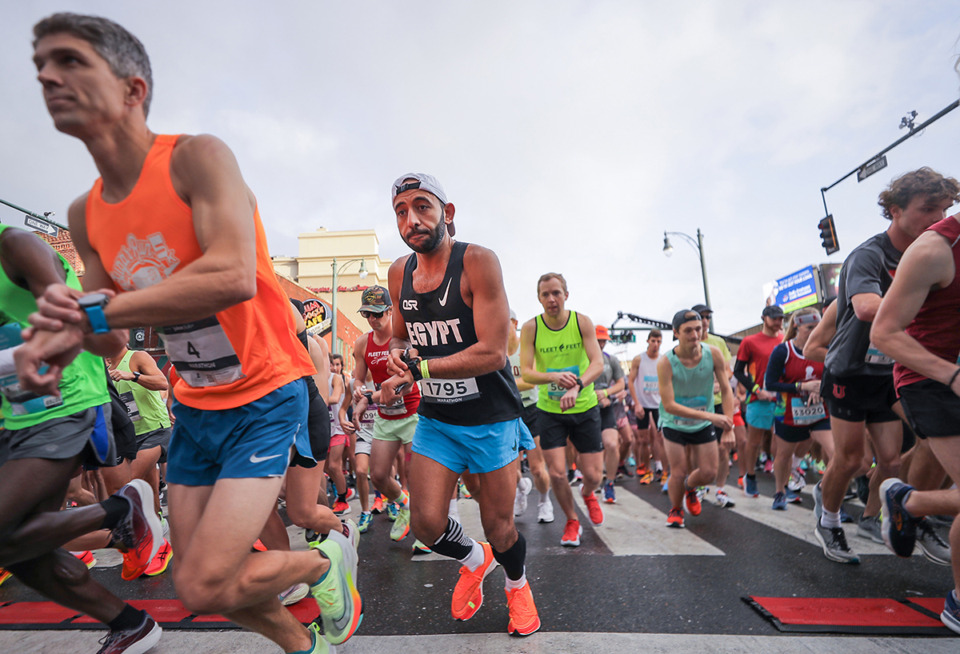 <strong>The first wave of runners take off in last year&rsquo;s St. Jude Marathon Dec. 3, 2022. This year&rsquo;s is scheduled for Dec. 2.</strong> (Patrick Lantrip/The Daily Memphian file)