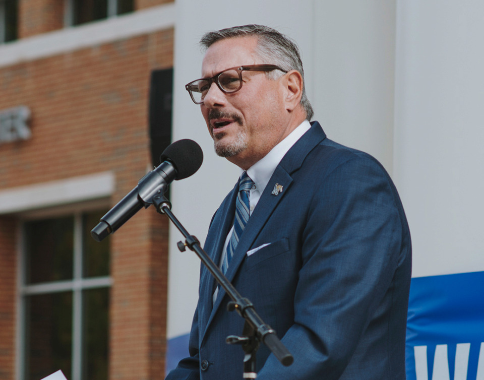 <strong>University of Memphis athletic director Tom Bowen resigned his position in April, days after the university received a letter questioning his behavior on a women's basketball road trip.&nbsp;</strong>(Houston Cofield/Daily Memphian file)