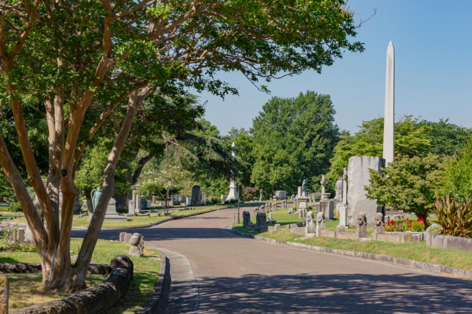 <strong>Opened in August 1852, Elmwood is the oldest active cemetery in Memphis and serves as the final resting place for more than 80,000 people.</strong> (Ziggy Mack/Special to The Daily Memphian)