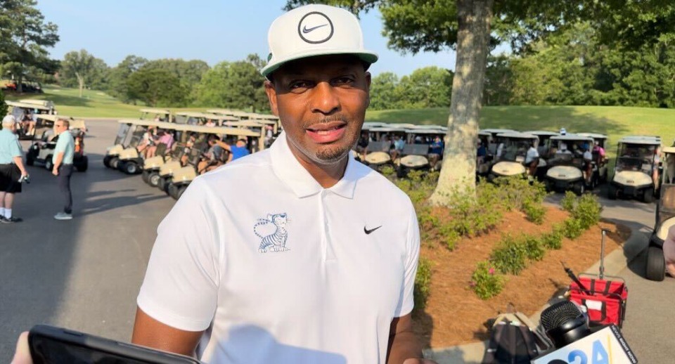 <strong>Memphis Tigers coach Penny Hardaway&nbsp;spoke to reporters Monday, June 5 about DeAndre Williams&rsquo; eligibility battle with the NCAA, Mikey Williams&rsquo; ongoing legal situation and Malcolm Dandridge&rsquo;s potential return. </strong>(Parth&nbsp;Upadhyaya/The Daily Memphian)