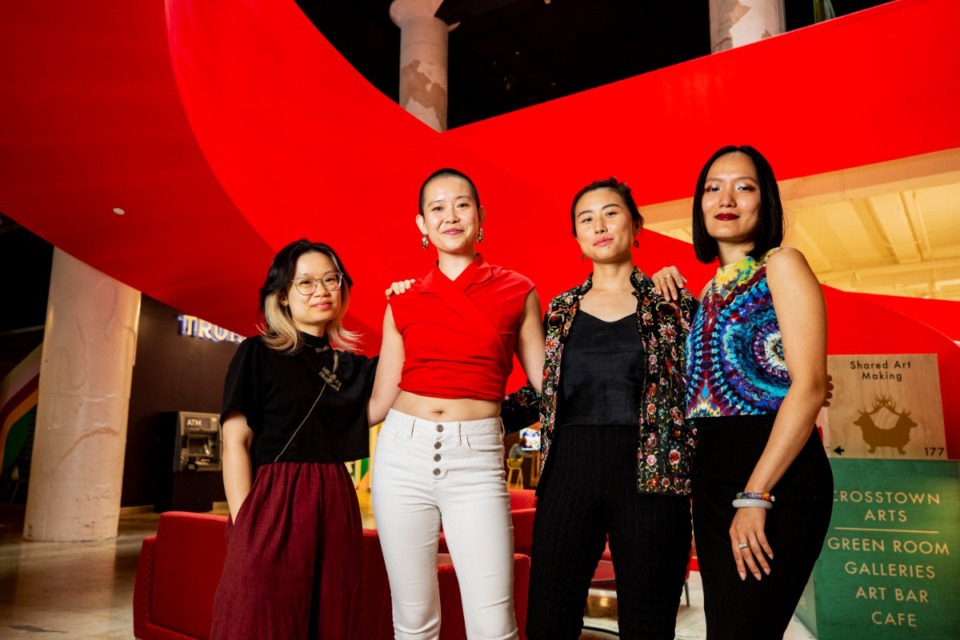 <strong>MengCheng Collective artists are (left to right) Yidan Zeng, Anna Cai [Thandi], Neena Wang and LiLi Nacht.</strong> (Ziggy Mack/Special to The Daily Memphian)