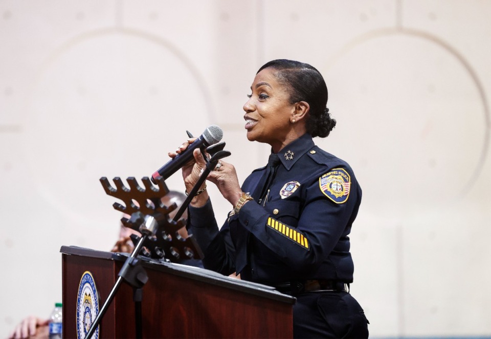 <strong>&ldquo;Much of what we&rsquo;re requesting really will help us with ensuring that &hellip; we won&rsquo;t have as much human error,&rdquo;&nbsp;Memphis Police Director Cerelyn &ldquo;C.J.&rdquo; Davis said, &ldquo;or officers forgetting or in a situation where they can&rsquo;t turn on the body-worn camera.&rdquo;</strong> (Mark Weber/The Daily Memphian file)